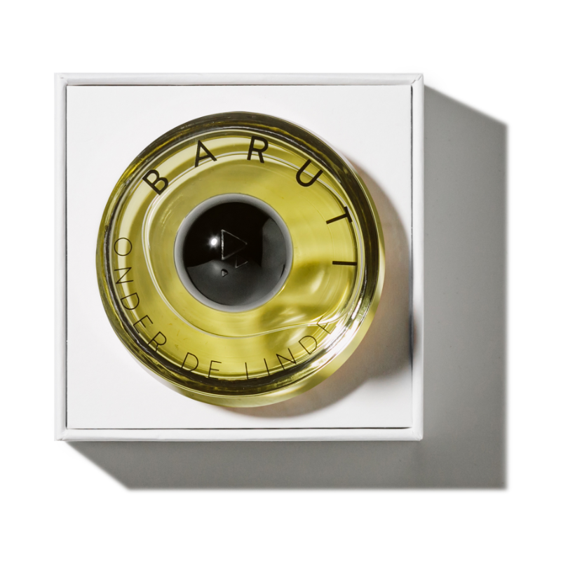 Onder de Linde 50ml EDP Baruti chez Maison Alchymiste flacon et pack.webp