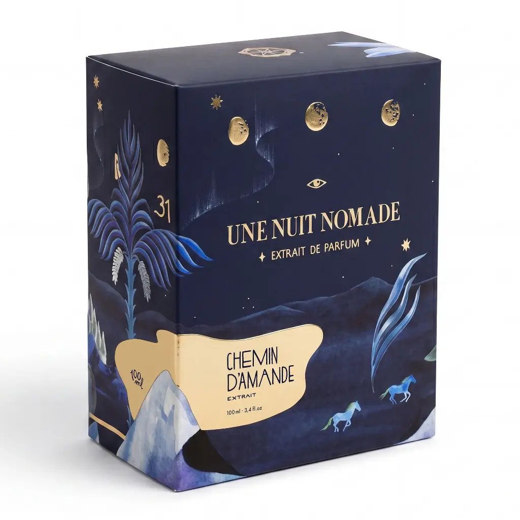 Chemin d'Amande Extrait Une Nuit Nomade Packshot Maison Alchymiste Versailles.webp