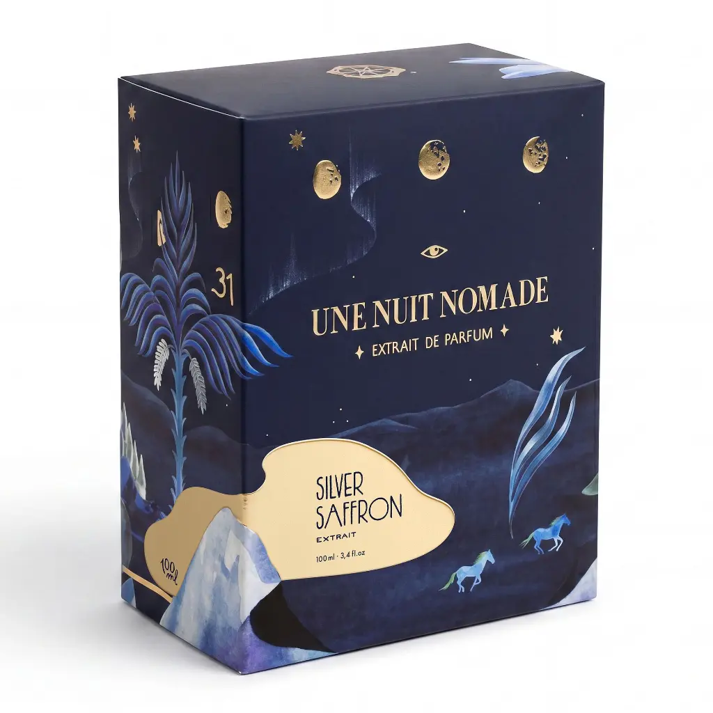 Silver Saffron Extrait Une Nuit Nomade Packshot Une Nuit Nomade.webp